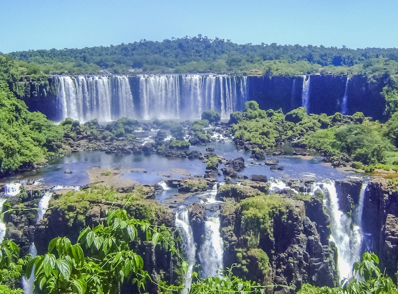 Cataratas do Iguaçu em Foz do Iguaçu, Paraná, Brasil
